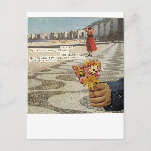 Bloemen voor jou - briefkaart (Voorkant)