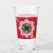 Bloemen voor Kerstmis Glas (Voorkant)