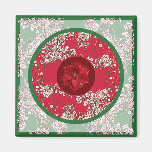 Bloemen voor Kerstmis Magneet