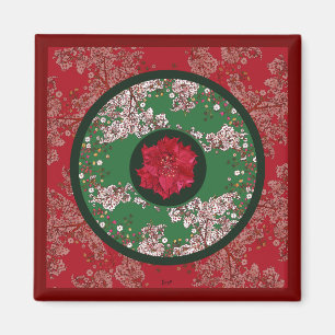 Bloemen voor Kerstmis Magneet
