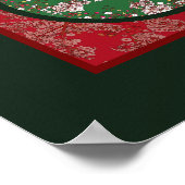 Bloemen voor Kerstmis Poster (Hoek)