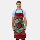 Bloemen voor Kerstmis Schort (Gedragen)