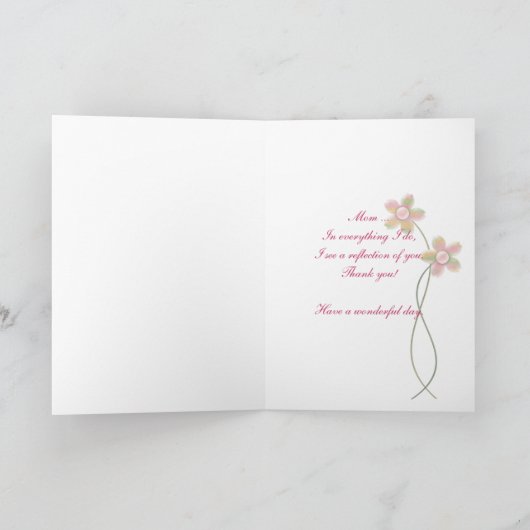 Bloemen voor mam kaart (Binnen)