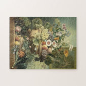 Bloemen voor  middeleeuwse kunst legpuzzel (Horizontaal)