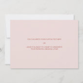 Bloemen voor mijn bruidegom op onze trouwdag kaart (Achterkant)