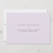 Bloemen voor mijn bruidegom op onze trouwdag kaart (Achterkant)