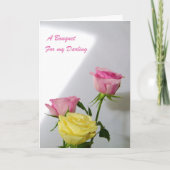 Bloemen voor mijn duister. kaart (Voorkant)