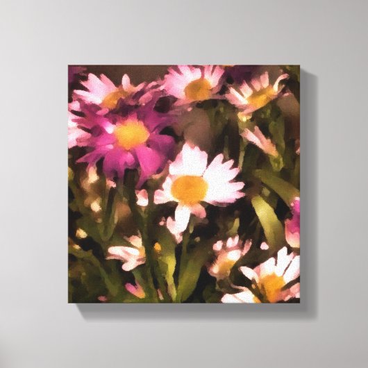 bloemen voor mijn vrienden canvas afdruk (Voorkant)