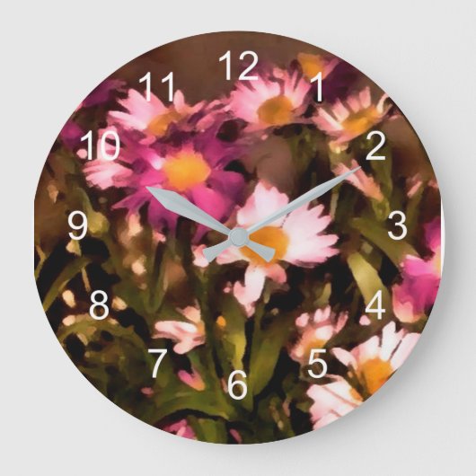 bloemen voor mijn vrienden grote klok (Voorkant)