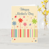 Bloemen voor Moederdag Kaart (Gele Bloem)
