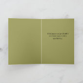 Bloemen voor papa (1) feestdagen kaart (Binnen)