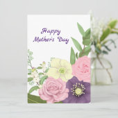 Bloemen voor u Flat Holiday Kaart (Staand voorkant)