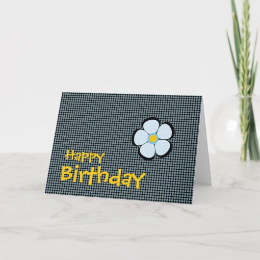 Bloemen voor u Happy Birthday Kaarten (Voorkant)