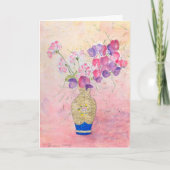 Bloemen voor Valentijnsdag.... Kaart (Voorkant)