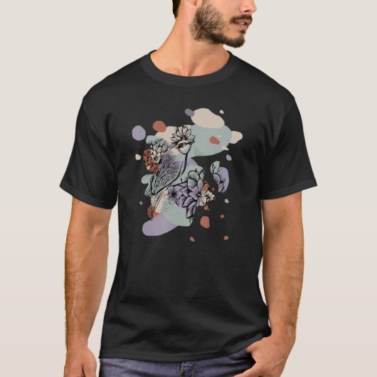 bloemen voor vogels t-shirt (Voorkant)