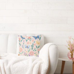 Bloemen Voorjaarsbloei Schattigee Girly Pink Butte Kussen