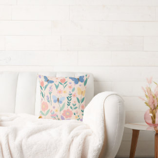 Bloemen Voorjaarsbloei Schattigee Girly Pink Butte Kussen