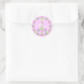 Bloemen Vredesbord Stickers (Tas)