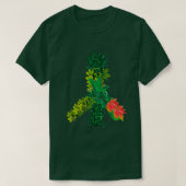 Bloemen Vredesbord T-shirt (Design voorkant)