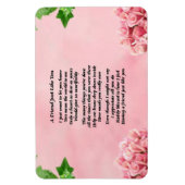 Bloemen Vriend Gedicht Magneet (Verticaal)