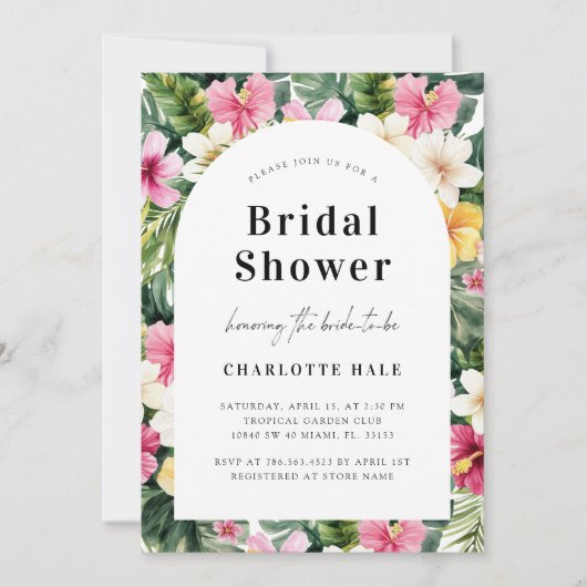 Bloemen Vrijgezellenfeest Bloemen Kaart (Voorkant)