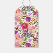 Bloemen Vrijgezellenfeest Favor Cadeau Label Cadeaulabel (Achterkant)