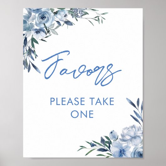 Bloemen Vrijgezellenfeest Favorieten teken Poster (Voorkant)