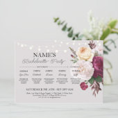  Bloemen Vrijgezellenfeest Flower Route Kaart (Staand voorkant)