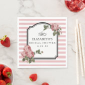  Bloemen Vrijgezellenfeest Kleur aanpassen Servet (Insitu)