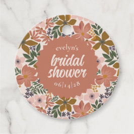 Bloemen Vrijgezellenfeest of bruiloft gepersonalis Bedankjes Labels