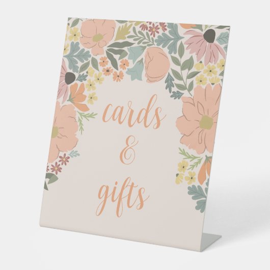 Bloemen Vrijgezellenfeest voetstuk teken Reclamebord Met Voetstuk (Voorkant)