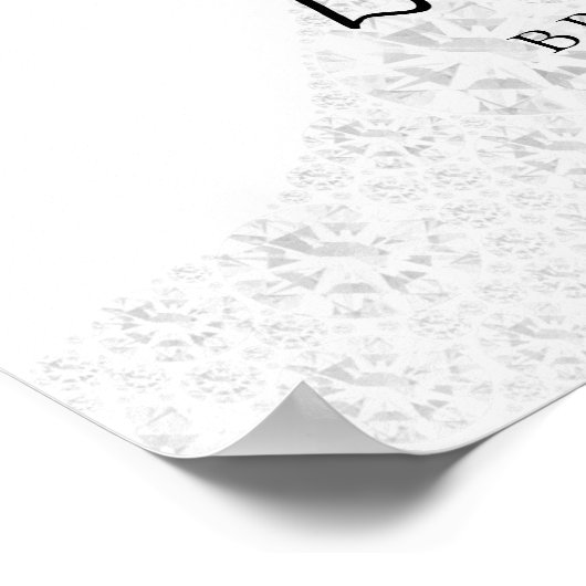 Bloemen vrijgezellenfeest welkom poster (Hoek)