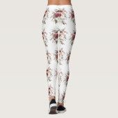 Bloemen Vrouw Leggings (Achterkant)