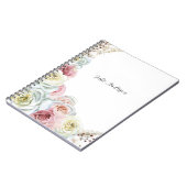 Bloemen vrouwelijk persoonlijk notitieboek (Linkerzijde)