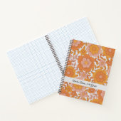 Bloemen Vrouwelijke School Girly Notitieboek (Binnen)