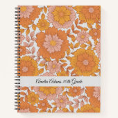 Bloemen  Vrouwelijke School  Girly Notitieboek (Voorkant)