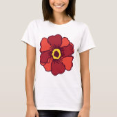 Bloemen Vrouwen Basic T-Shirt: Bloom in stijl T-shirt (Voorkant)