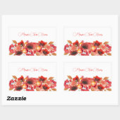 Bloemen, Vruchten en Bessen Voedsel Sticker (Vel)