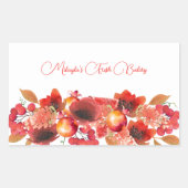 Bloemen, Vruchten en Bessen Voedsel Sticker (Voorkant)