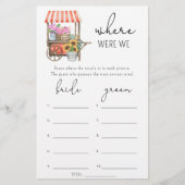 Bloemen - Waar waren we vrijgezellenfeest spel (Voorkant)