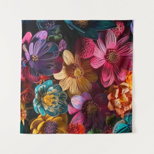 Bloemen Wandkleed (Voorkant (horizontaal))