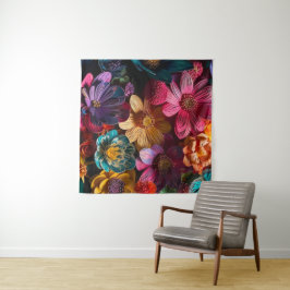 Bloemen Wandkleed