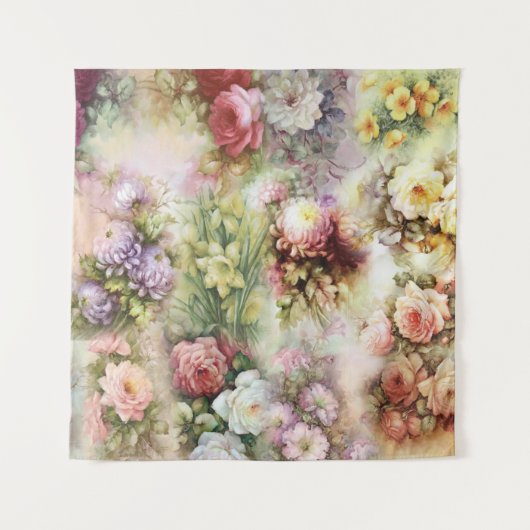 bloemen wandkleed (Voorkant)