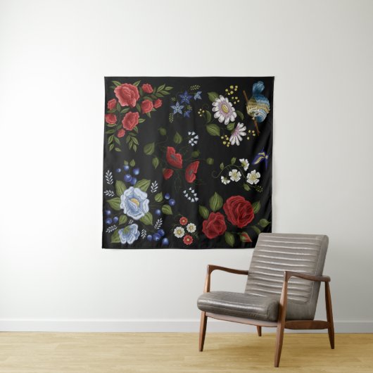 Bloemen Wandkleed (In Situ (horizontaal))