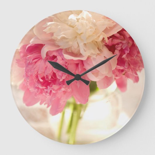 Bloemen Wandklok (Voorkant)