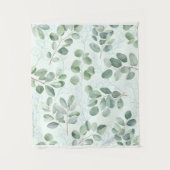  Bloemen wandtapijt Bloementak Green Tapest Wandkleed (Voorkant)