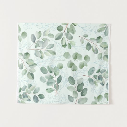  Bloemen wandtapijt Bloementak Green Tapest Wandkleed (Voorkant (horizontaal))