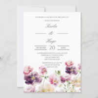 Bloemen water gekleurd Spaans Bruiloft
