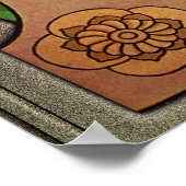 Bloemen water van Élisabeth Sonrel Poster (Hoek)