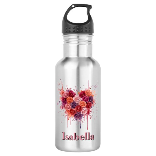 Bloemen Waterfles (Voorkant)